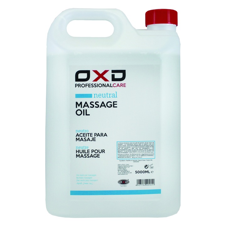 Ulei de masaj neutru, OXD Professional Care, 5.000 ml