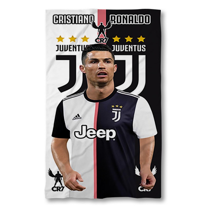 Плажна кърпа 3 Digital Limited с дигитален печат, Ronaldo, Роналдо 140x70cm