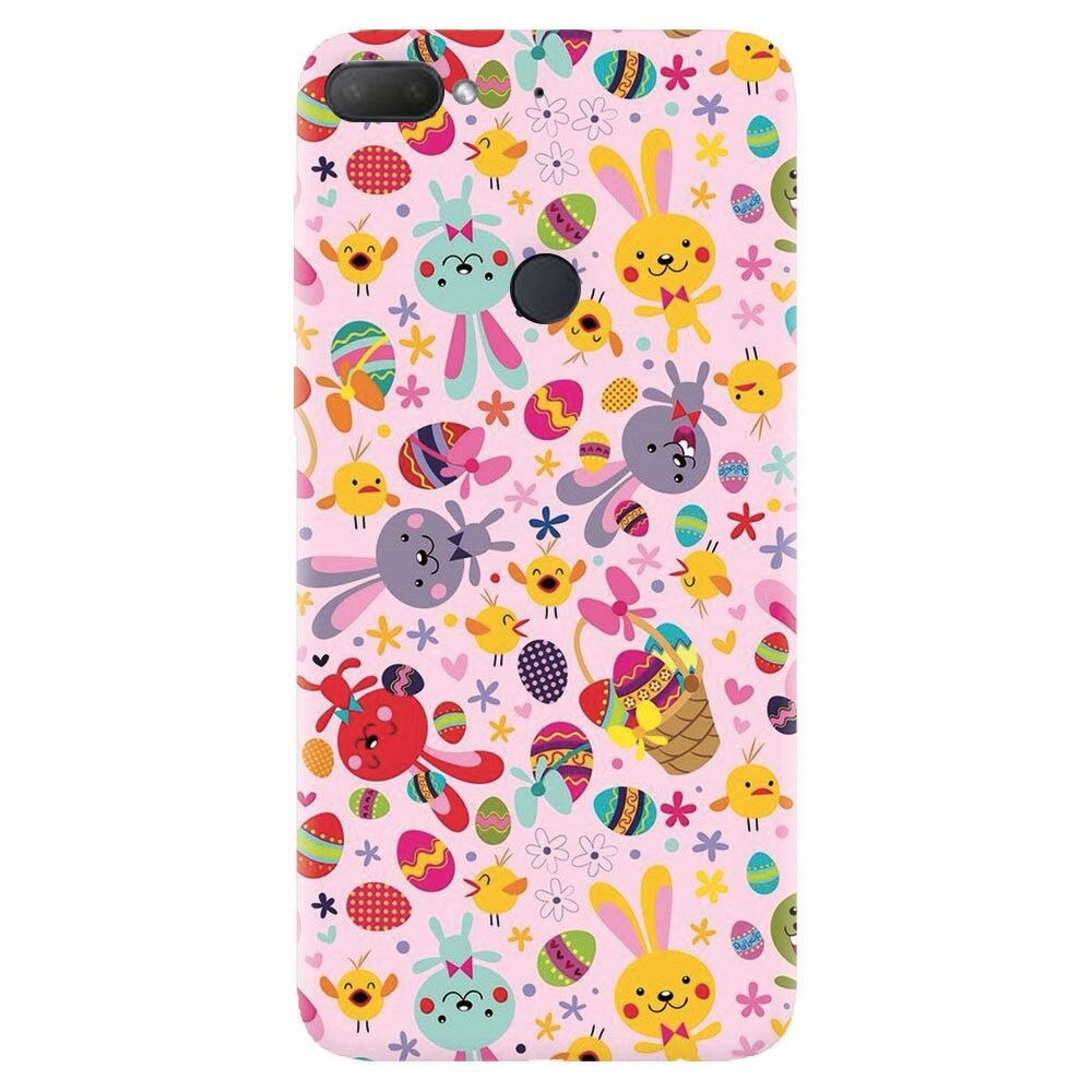 Husa silicon pentru Htc Desire 12 Plus, Fun Easter Egg