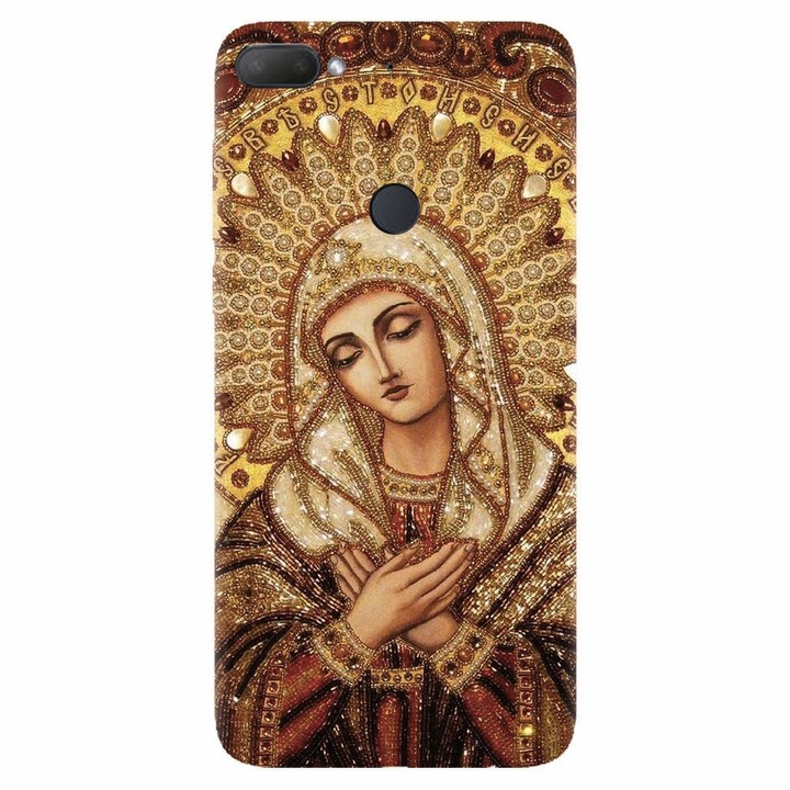 Силиконов кейс съвместим с Htc Desire 12 Plus Богородица