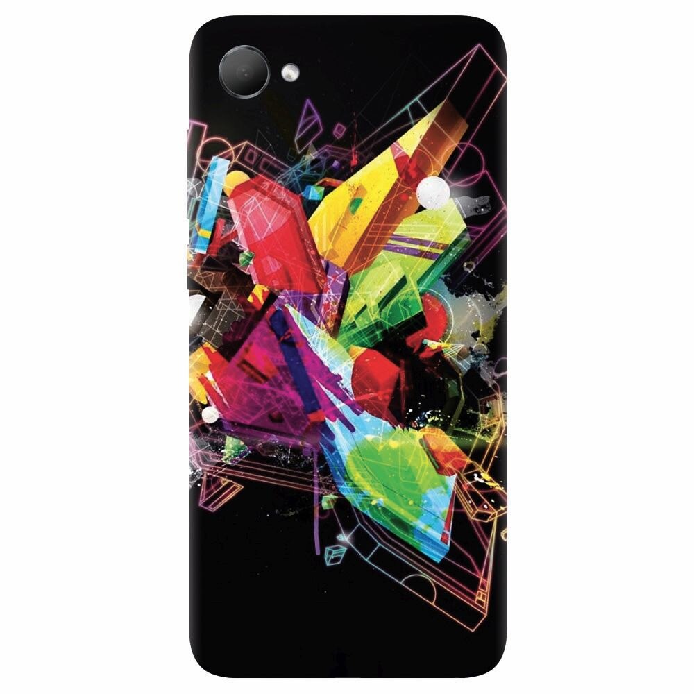 Husa silicon pentru Htc Desire 12, Abstract Shape