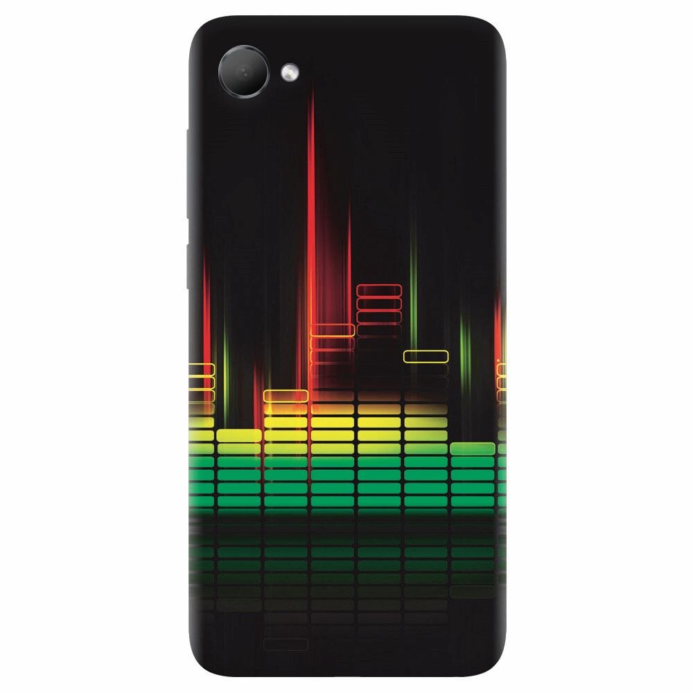Husa silicon pentru Htc Desire 12, Abstract Dj Sound System