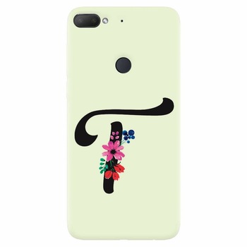 Husa silicon pentru Htc Desire 12 Plus, Litera T Husa silicon pentru Htc Desire 12 Plus, Litera T