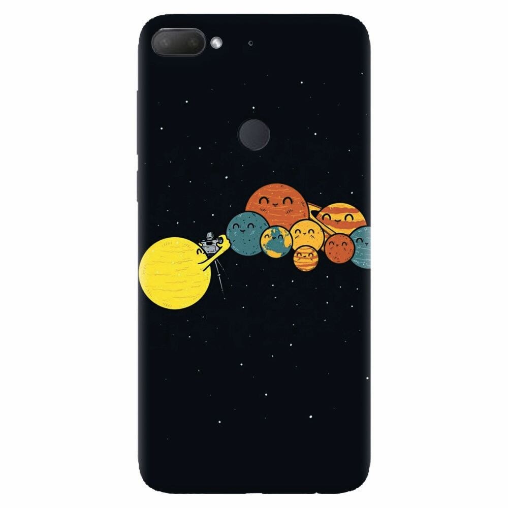 Husa silicon pentru Htc Desire 12 Plus, Selfie Planet