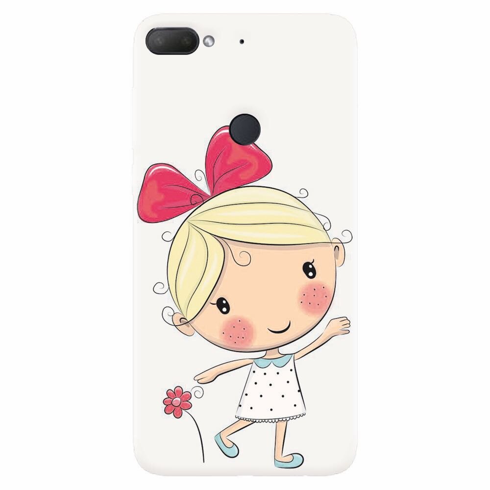 Husa silicon pentru Htc Desire 12 Plus, Fetita