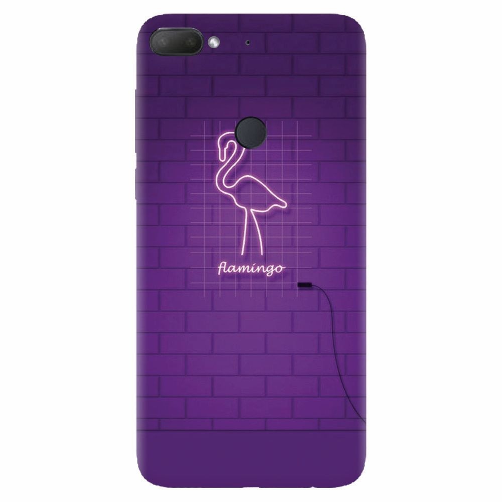Husa silicon pentru Htc Desire 12 Plus, Light Flamingo