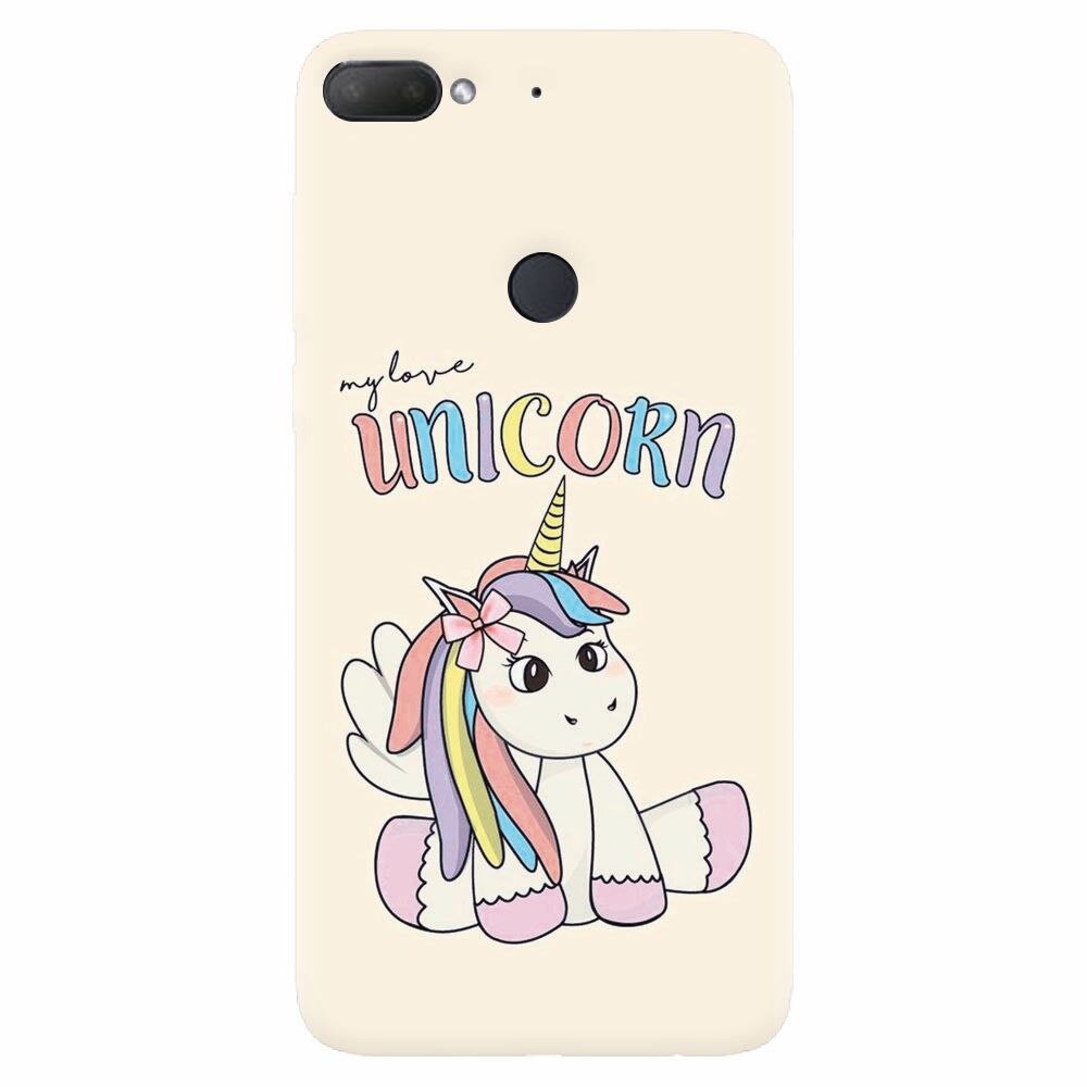 Husa silicon pentru Htc Desire 12 Plus, My Love Unicorn