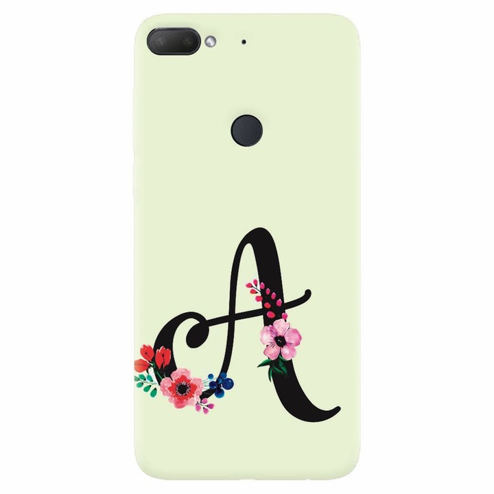 Силиконов капак, съвместим с Htc Desire 12 Plus, буква А