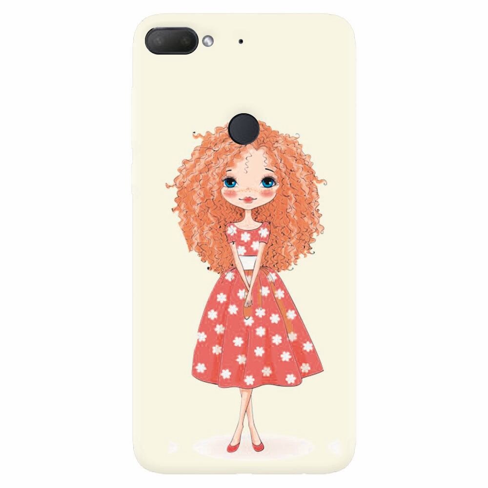 Husa silicon pentru Htc Desire 12 Plus, Sweet Little Girl
