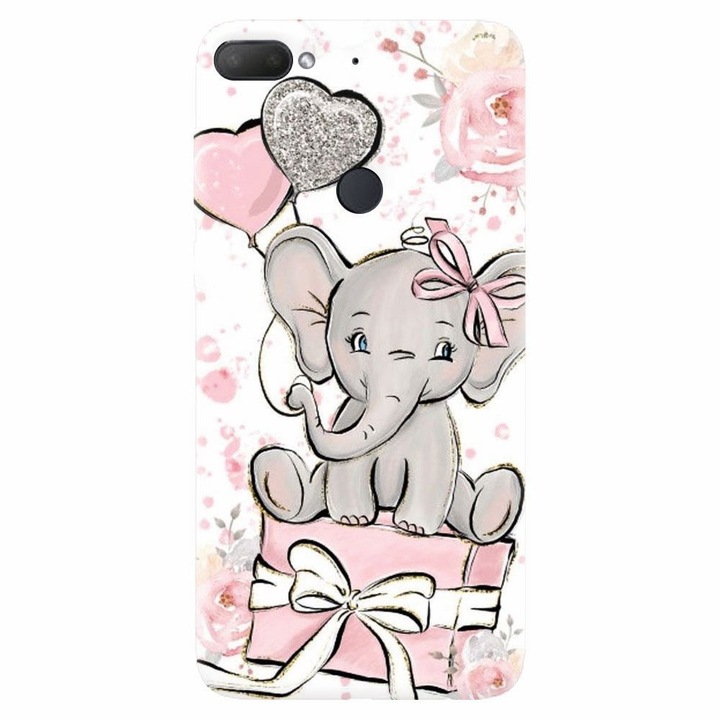 Силиконов калъф, съвместим с Htc Desire 12 Plus, Elephant