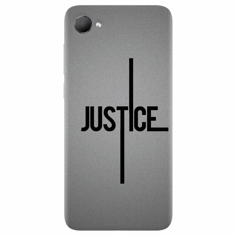 Husa silicon pentru Htc Desire 12, Amir Justice Minimalistic Nubheebuccus Text