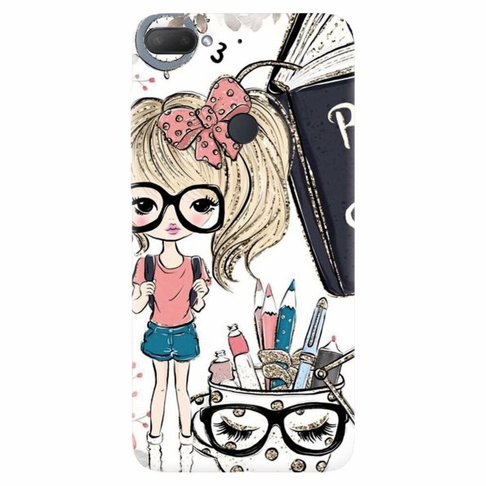 Husa silicon pentru Htc Desire 12 Plus, School Girl