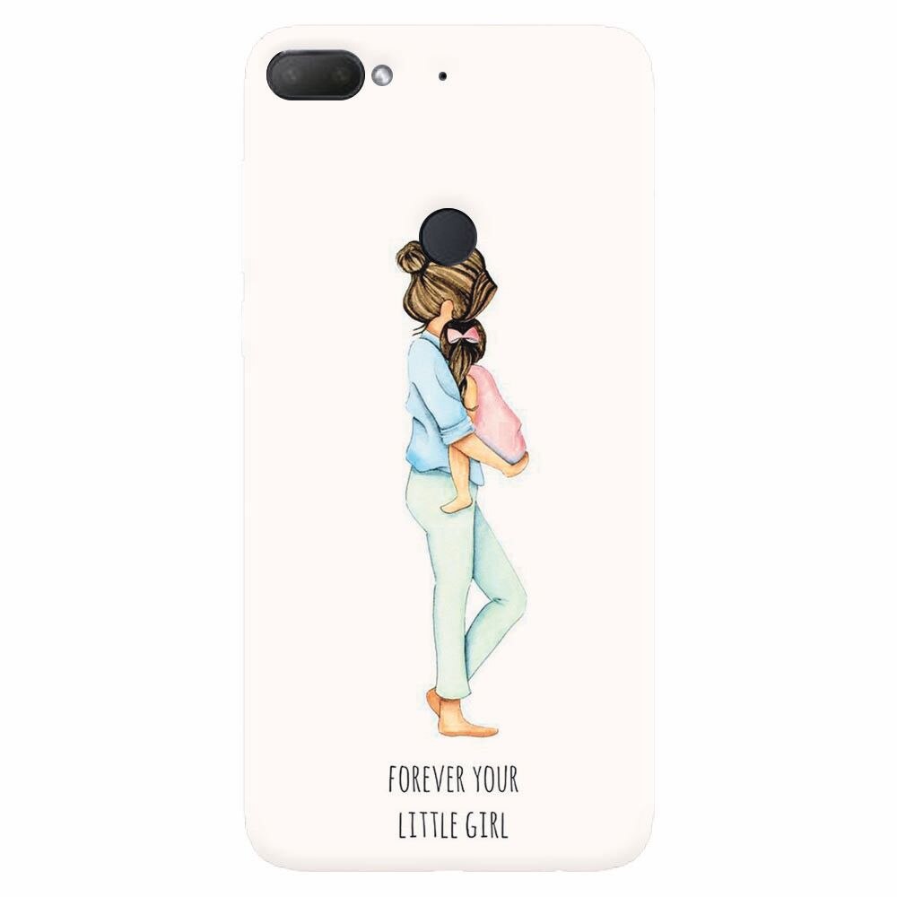 Husa silicon pentru Htc Desire 12 Plus, Forever Little Girl