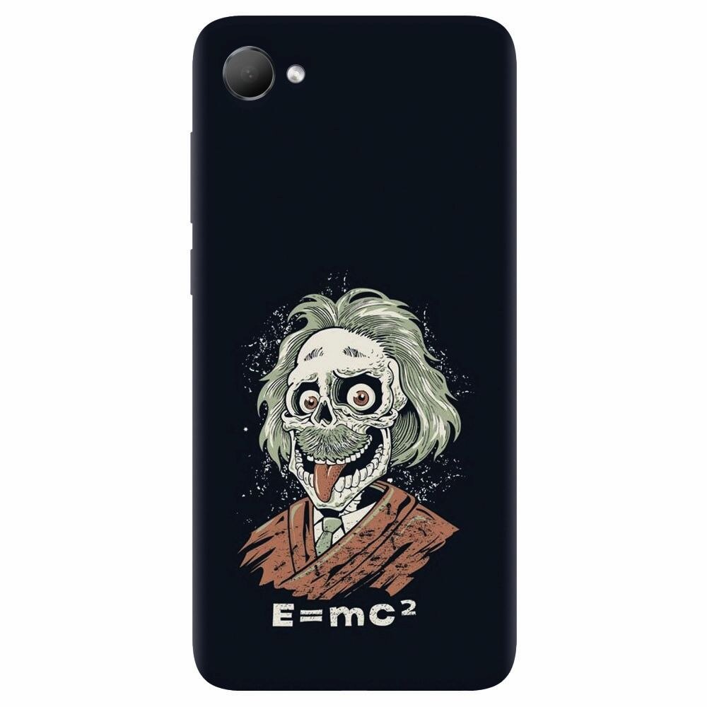 Husa silicon pentru Htc Desire 12, Albert Einstein Caricature