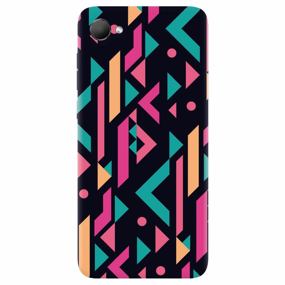 Husa silicon pentru Htc Desire 12, Alien Geometrics