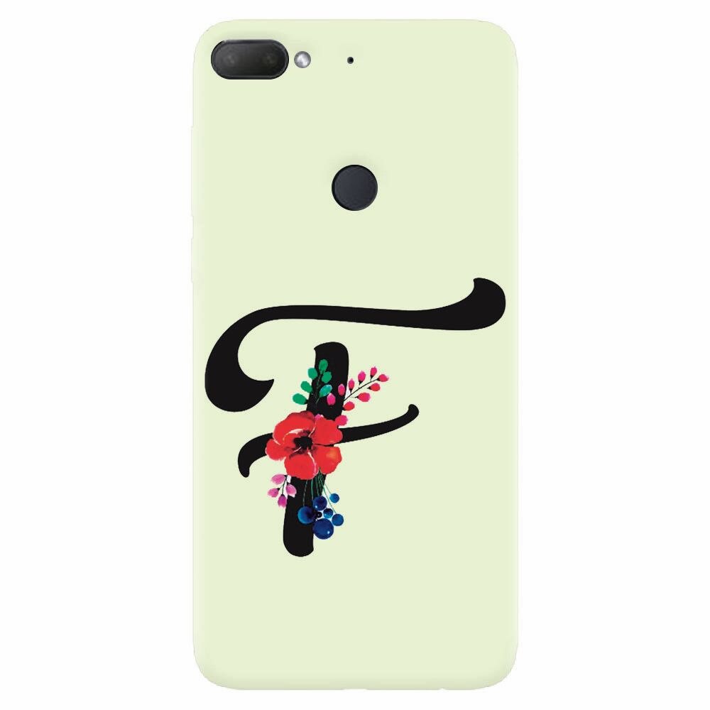 Husa silicon pentru Htc Desire 12 Plus, Litera F