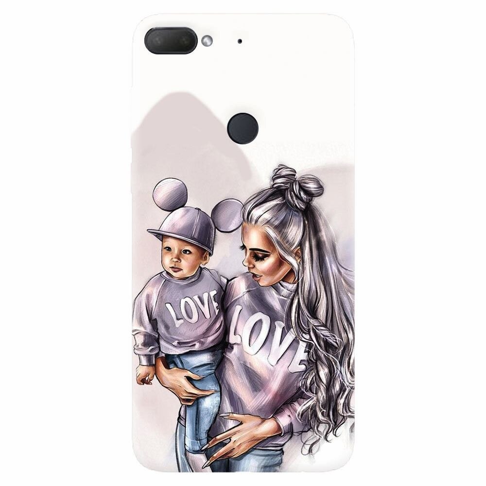 Husa silicon pentru Htc Desire 12 Plus, Mommy Love