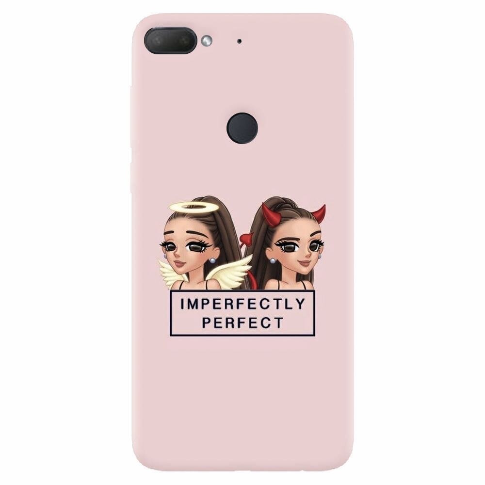 Husa silicon pentru Htc Desire 12 Plus, Imperfectly Perfect Pink