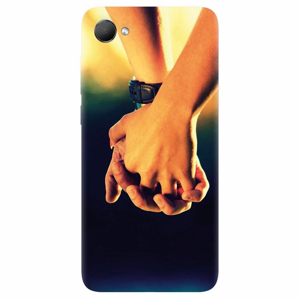 Husa silicon pentru Htc Desire 12, Couple Holding Hands
