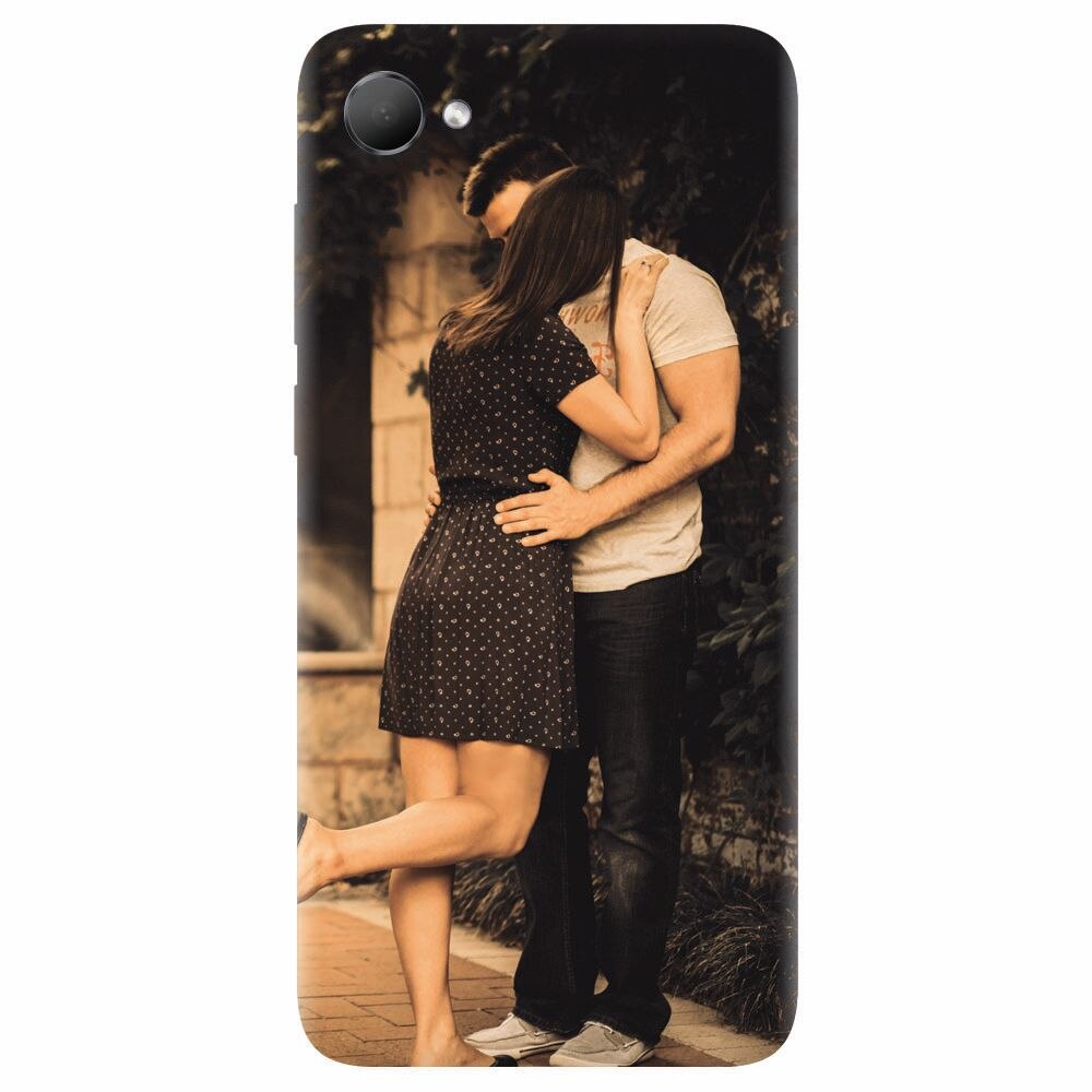 Husa silicon pentru Htc Desire 12, Couple Kiss