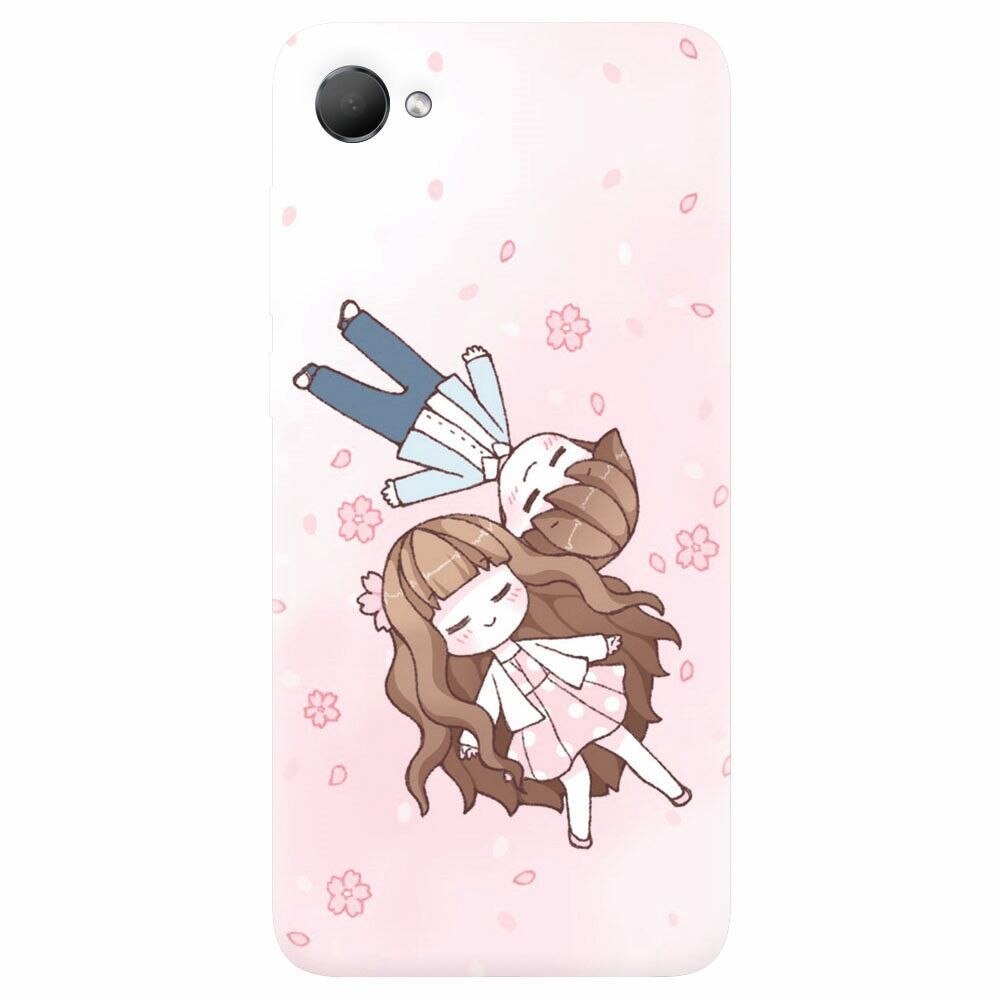 Husa silicon pentru Htc Desire 12, Cute Couple