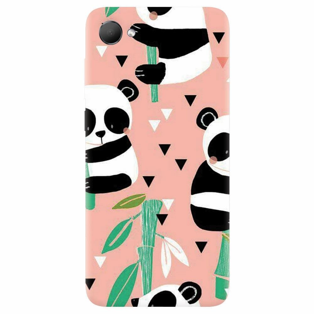 Husa silicon pentru Htc Desire 12, Baby Panda 001