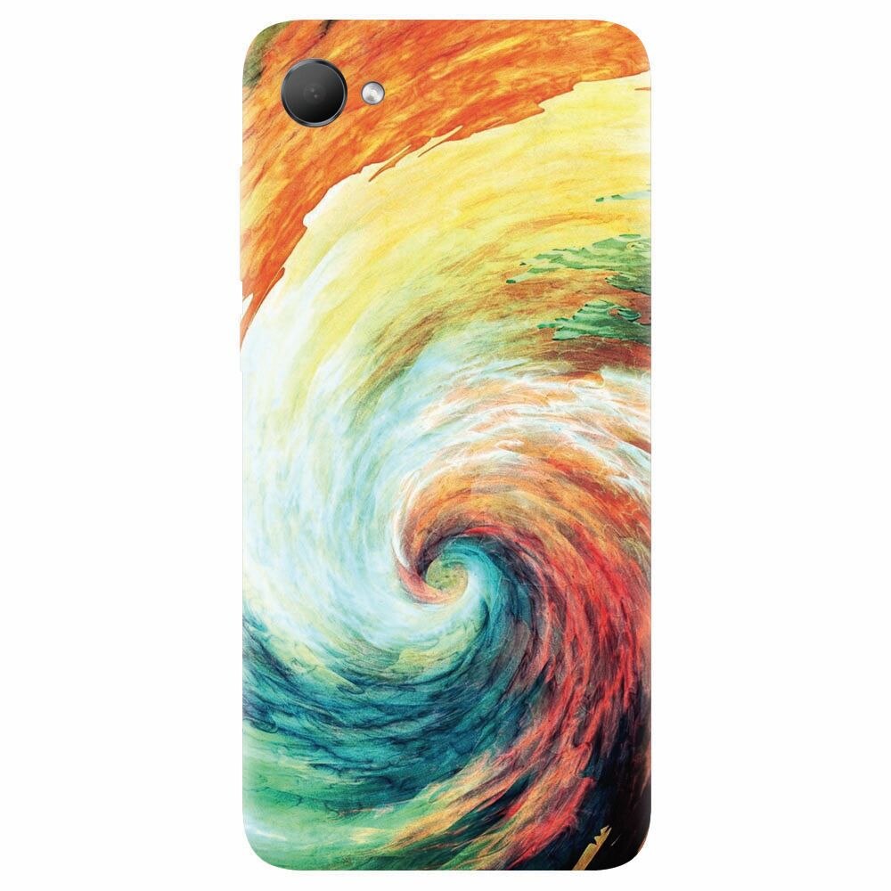 Husa silicon pentru Htc Desire 12, Big Wave Painting