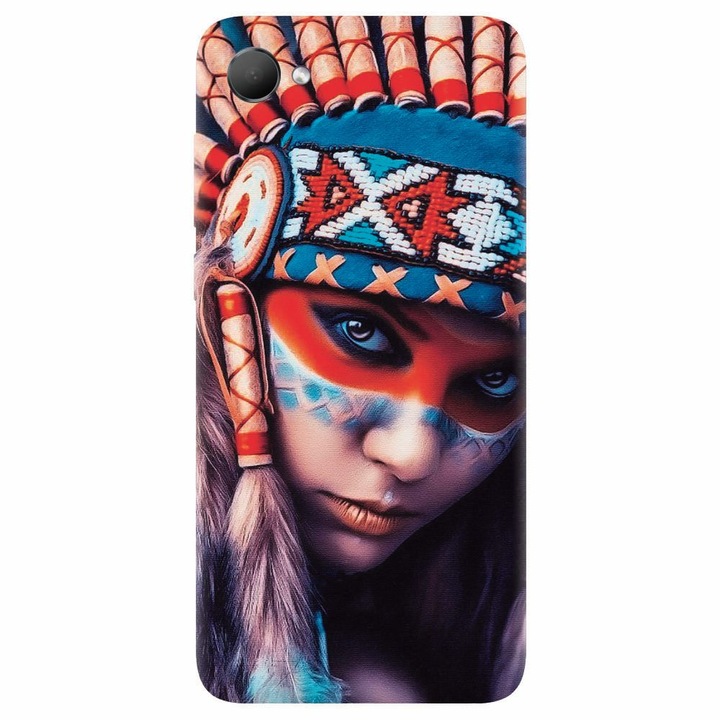 Силиконов кейс за Htc Desire 12, Модел Атрактивно момиче