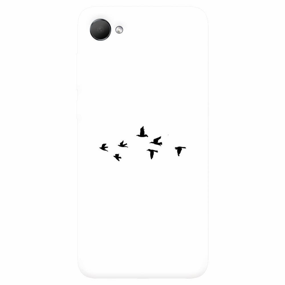 Husa silicon pentru Htc Desire 12, Birds