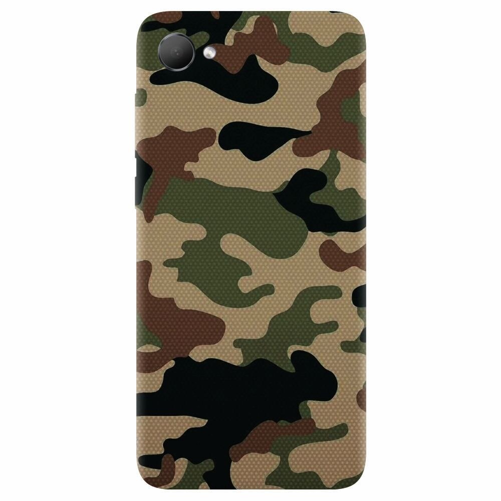 Husa silicon pentru Htc Desire 12, Camuflaj