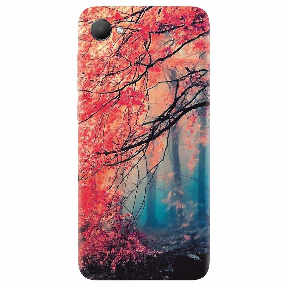 Husa silicon pentru Htc Desire 12, Morning Fog Inest Nature