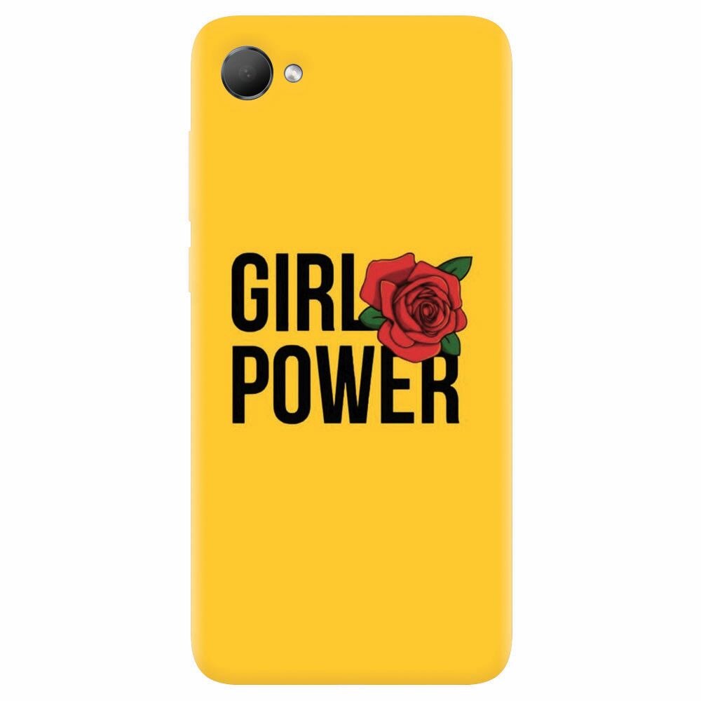 Husa silicon pentru Htc Desire 12, Girl Power