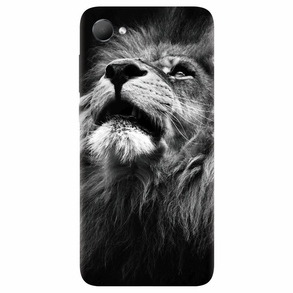 Husa silicon pentru Htc Desire 12, Majestic Lion Portrait
