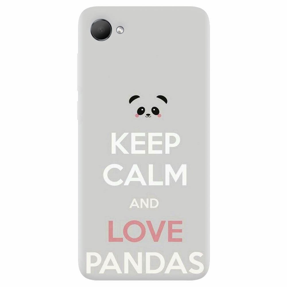 Husa silicon pentru Htc Desire 12, Panda Phone
