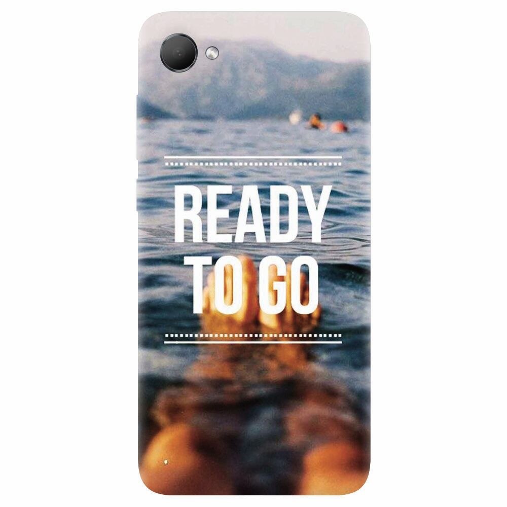 Husa silicon pentru Htc Desire 12, Ready To Go Swimming