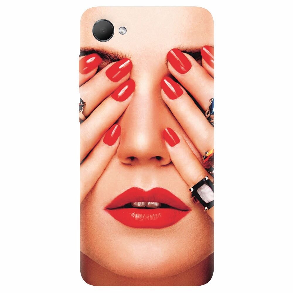 Husa silicon pentru Htc Desire 12, Rings On All Fingers