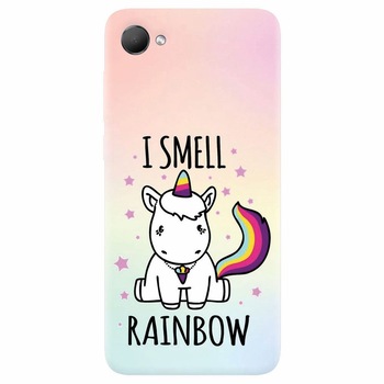Husa silicon pentru Htc Desire 12, I Smell Rainbow Husa silicon pentru Htc Desire 12, I Smell Rainbow