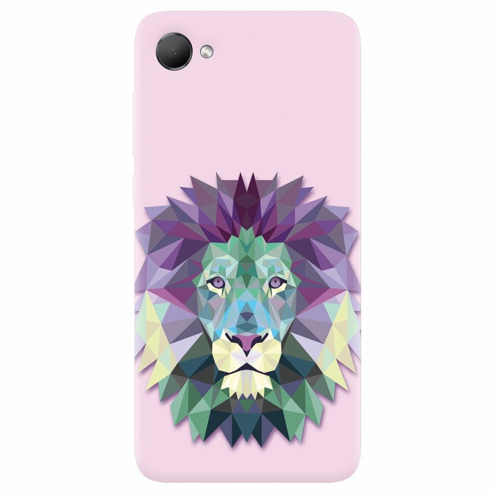 Husa silicon pentru Htc Desire 12, Polygon Lion