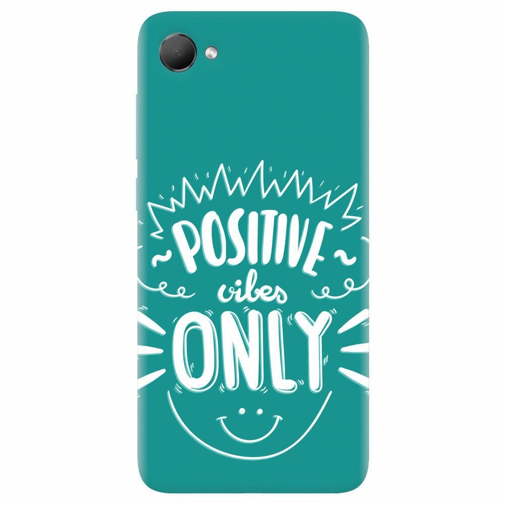Husa silicon pentru Htc Desire 12, Positive Vibes