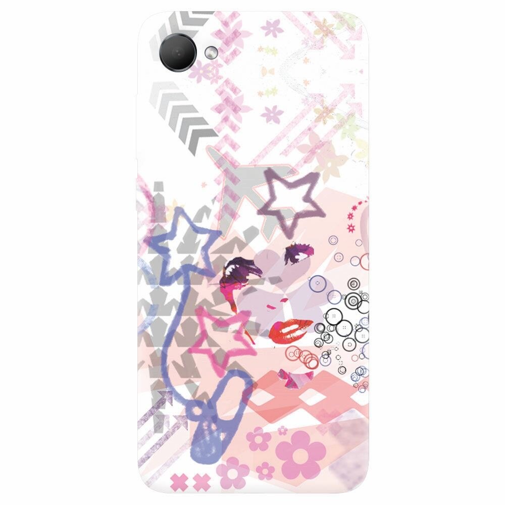 Husa silicon pentru Htc Desire 12, Girly Like