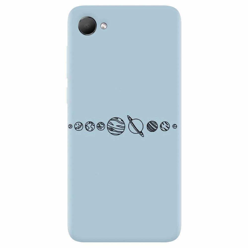 Husa silicon pentru Htc Desire 12, Planets