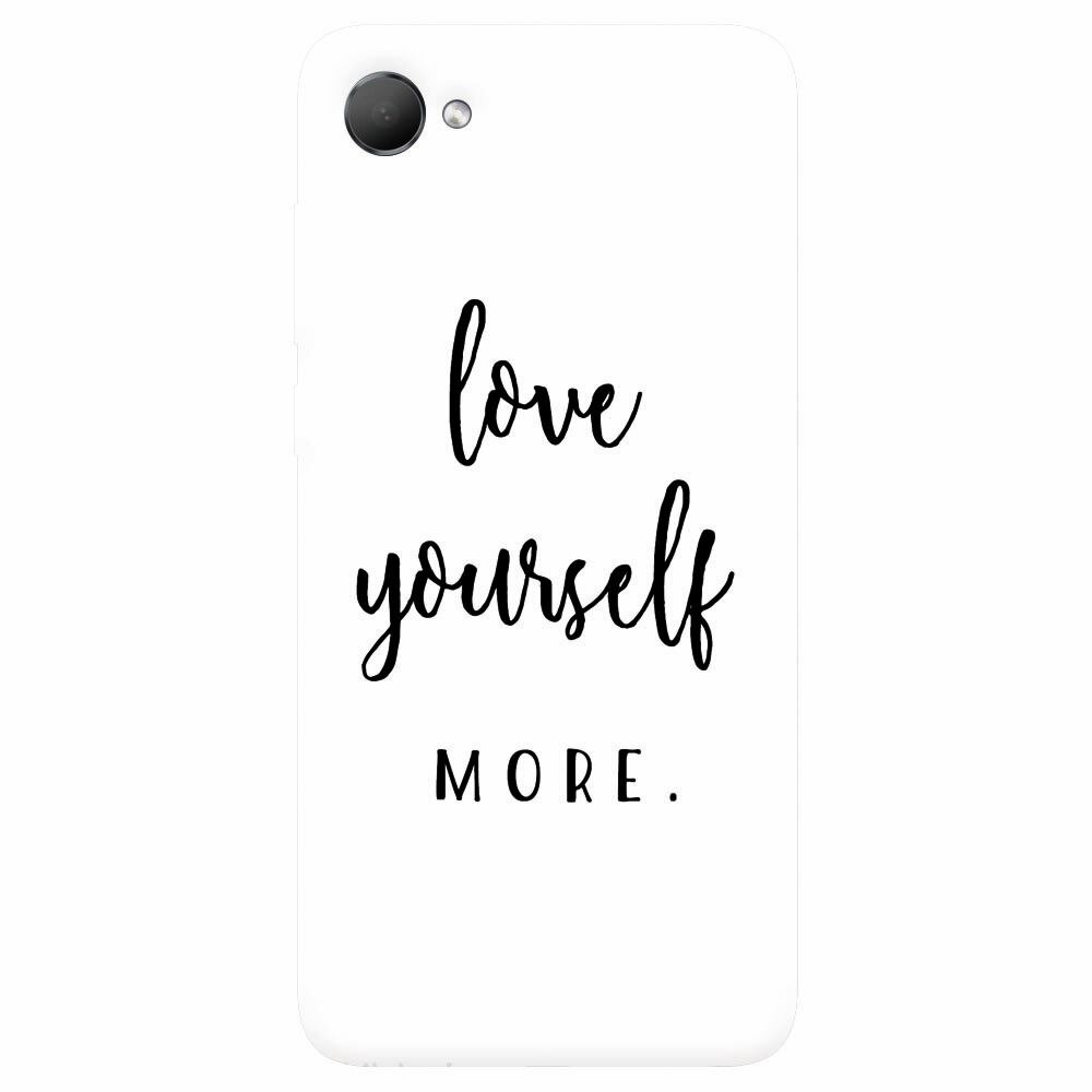 Husa silicon pentru Htc Desire 12, Love Yourself More