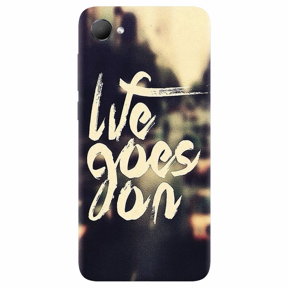 Husa silicon pentru Htc Desire 12, Life Goes On