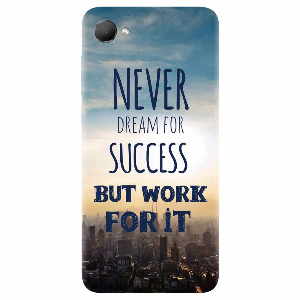 Husa silicon pentru Htc Desire 12, Never Dream