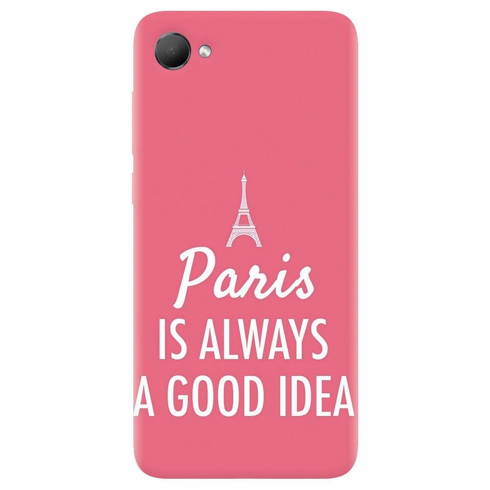 Husa silicon pentru Htc Desire 12, Paris Is Always A Good Idea