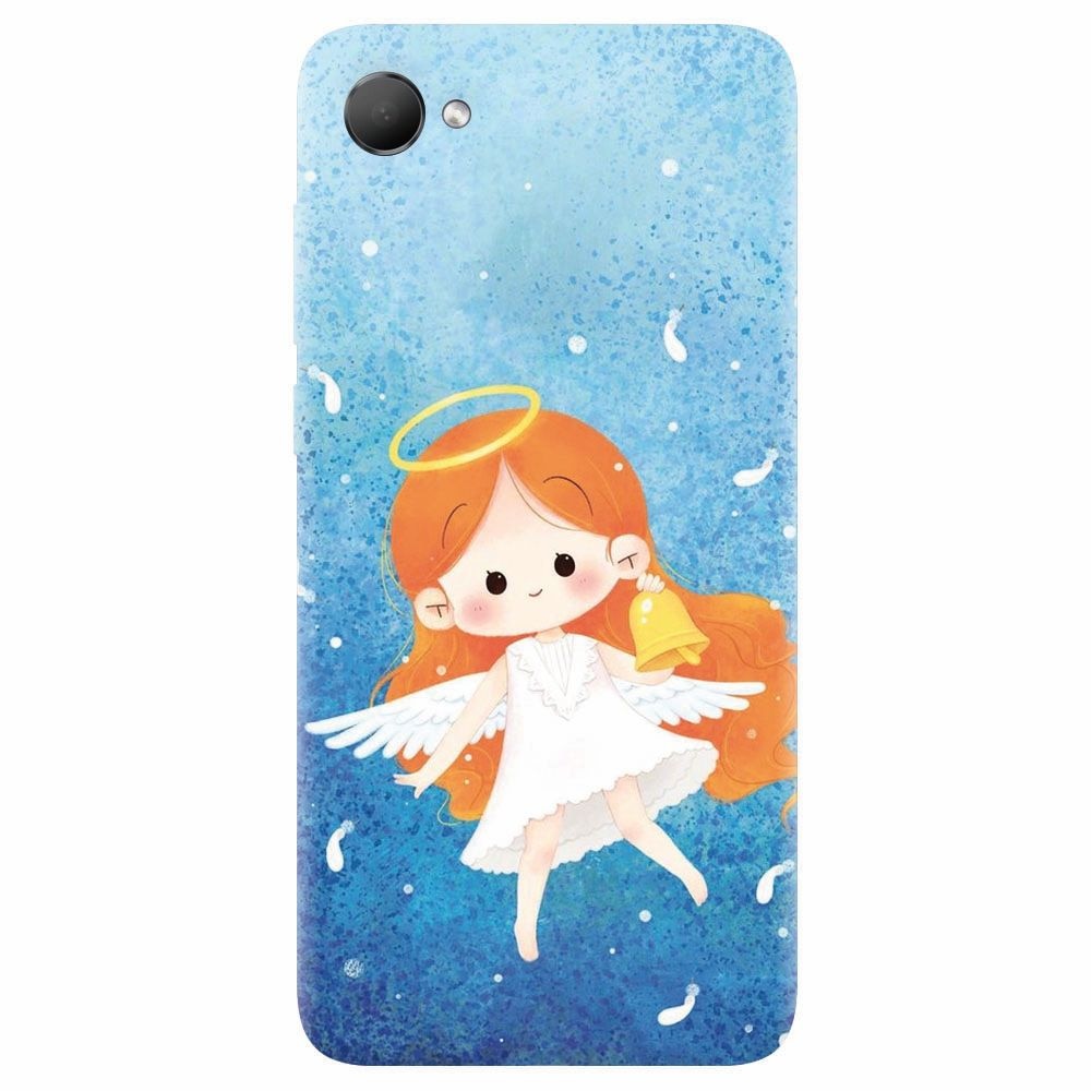 Husa silicon pentru Htc Desire 12, Cute Angel