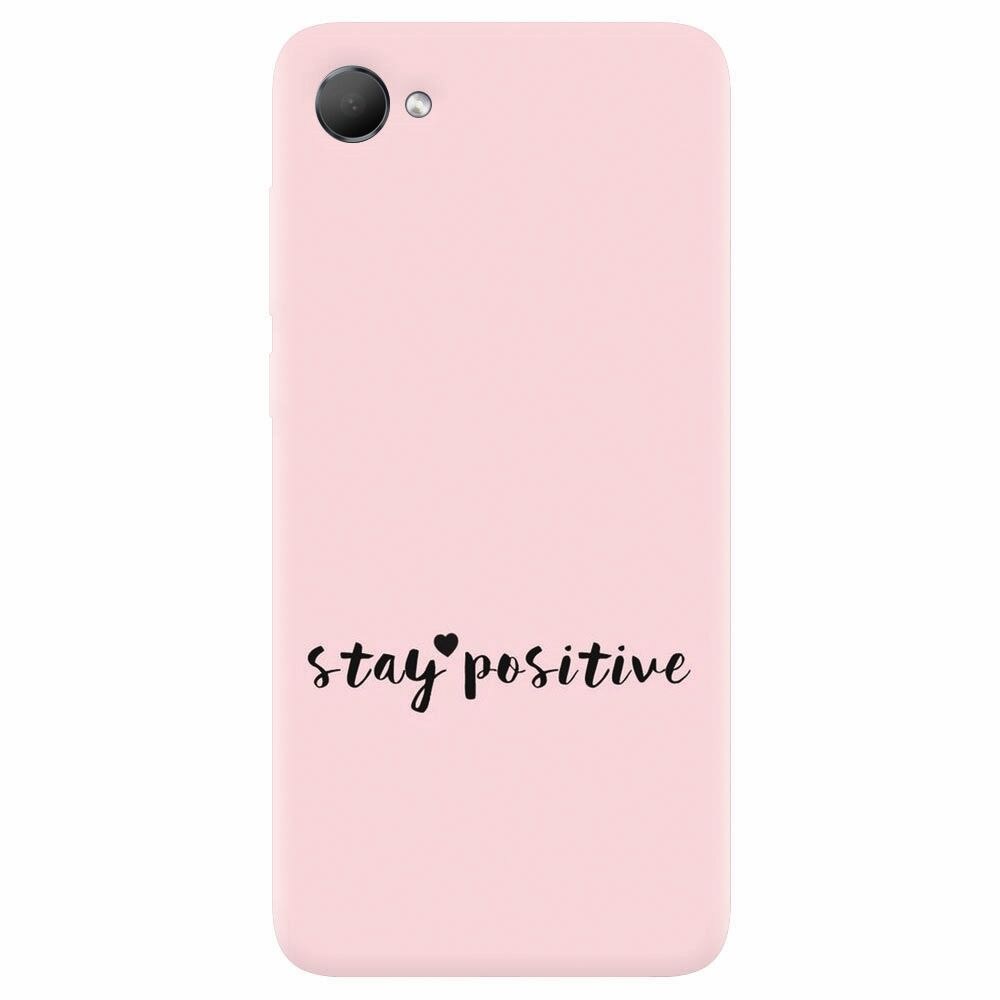Husa silicon pentru Htc Desire 12, Stay Positive