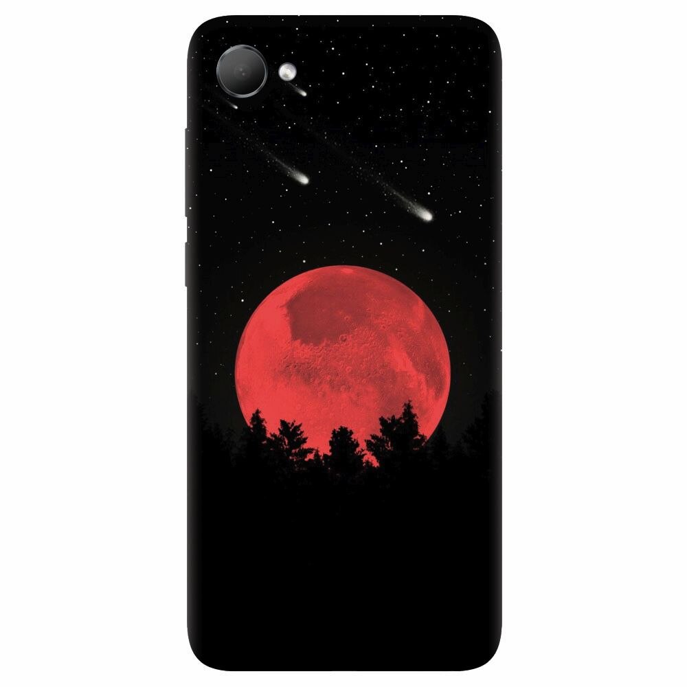 Husa silicon pentru Htc Desire 12, Blood Moon