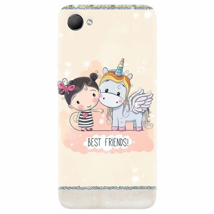 Силиконов кейс съвместим с Htc Desire 12, Best Friends