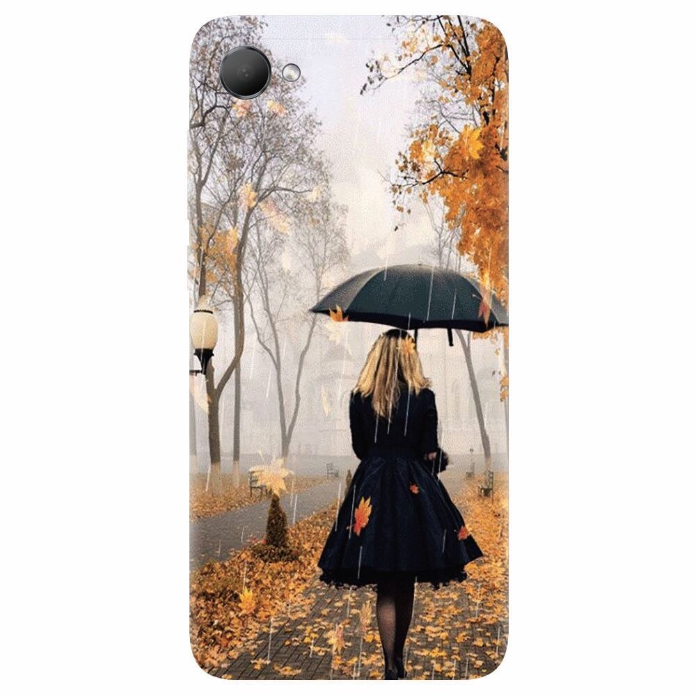 Husa silicon pentru Htc Desire 12, Autum